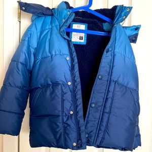GAP winter jacket with removable hoodie